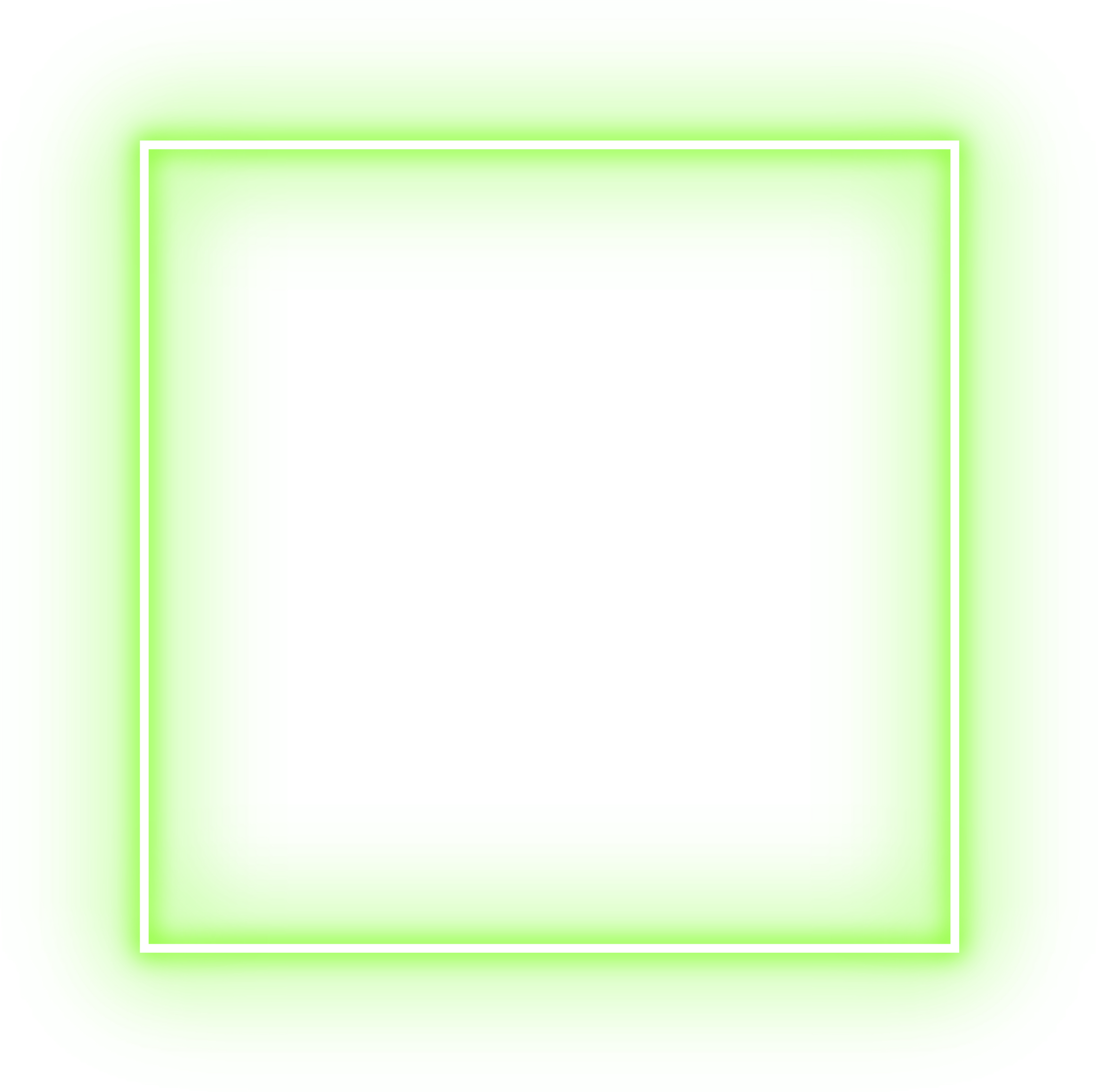 square neon frame